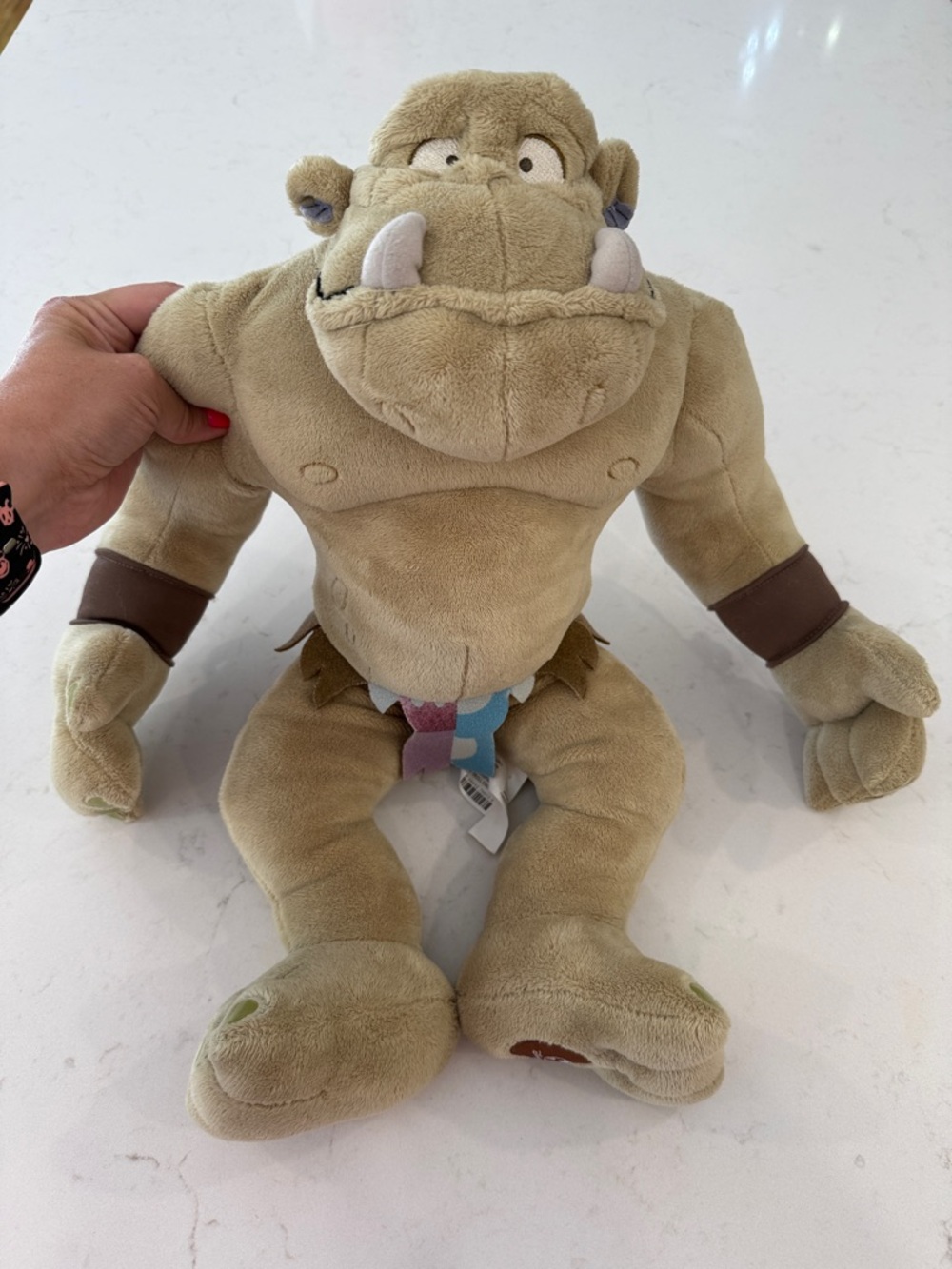RARE Disney Store Enchanted Movie Troll Collectible Plush 18”